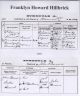 Franklyn Howard Hillbrick Birth certificate