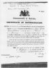 Johann Gottlieb Ernst Hillbrich Certificate of Naturalization
